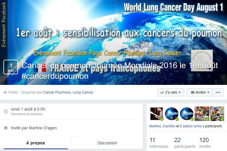 Sensibilisation au Cancer Poumon