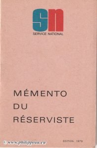 Mémento du réserviste