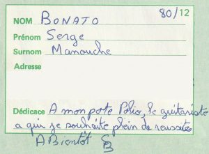 BONATO Serge 80/12