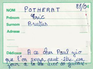 POTHERAT Éric 81/04