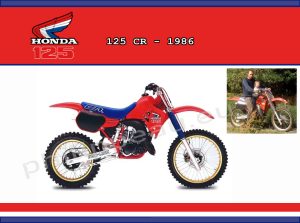HONDA 125 CR 1986