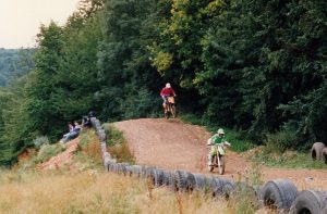 Moi au MC du Thelle avec mon 125 KX 1986 (seconde moto d'Alain Fura en 86).