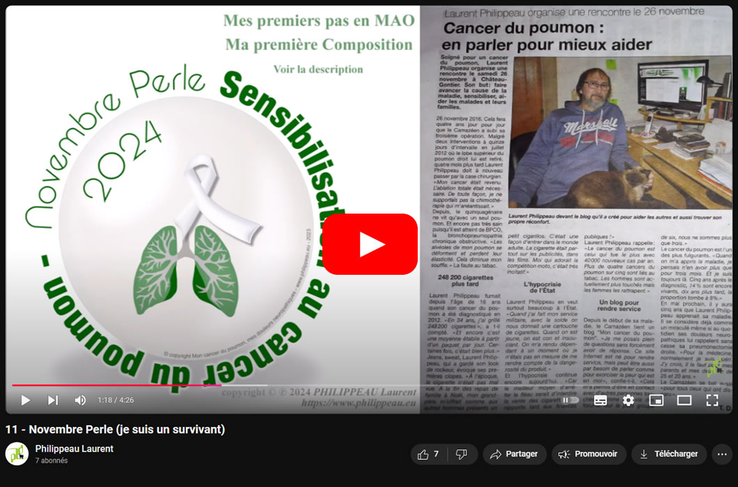 NOVEMBRE PERLE (je suis un survivant)