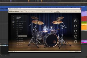 Avec Addictive Drums 2