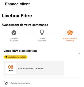 Fibre Orange en Mayenne, Activation prévue le 29-11-2025