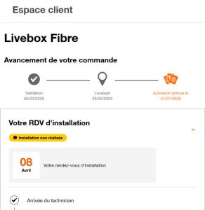 Fibre Orange en Mayenne, Activation prévue le 31-01-2026