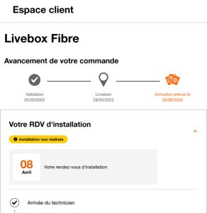 Fibre Orange en Mayenne, Activation prévue le 30-09-2026
