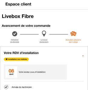 Fibre Orange en Mayenne, Activation prévue le 30-11-2026