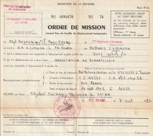 Ordre de mission, consultation à Fribourg