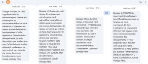SMS reçus du 03-02 au 21-10-2026
