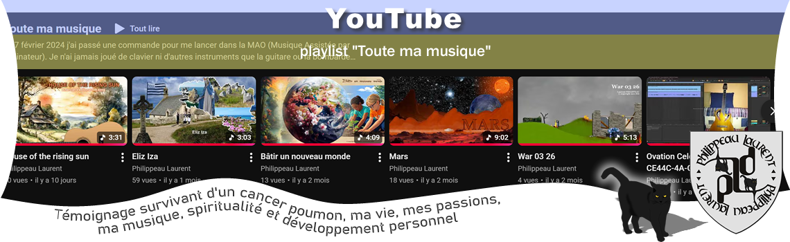 Playlist YouTube "Toute ma musique"